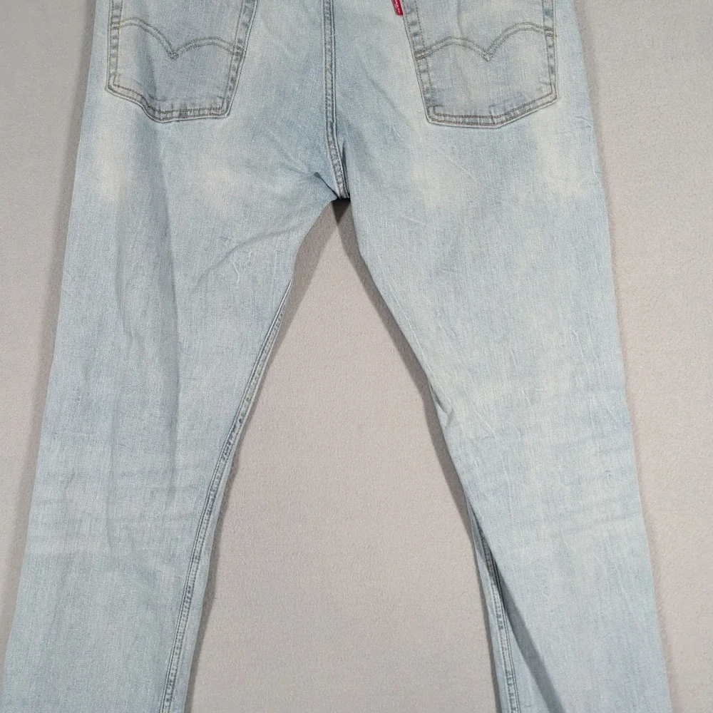 Levi's 513 Jeans‎ Mens 36x32 Light Wash Slim Straight Denim Casual Everyday Wear